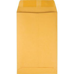 Quality Park 6 x 9 Catalog Mailing Envelopes - Catalog - #1 - 6" Width x 9" Length - 28 lb - Gummed - Kraft - 100 / Box - Kraft