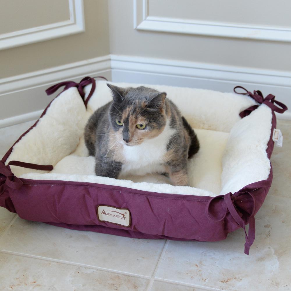 Armarkat Pet Bed Model C06HJH/MB      Burgundy