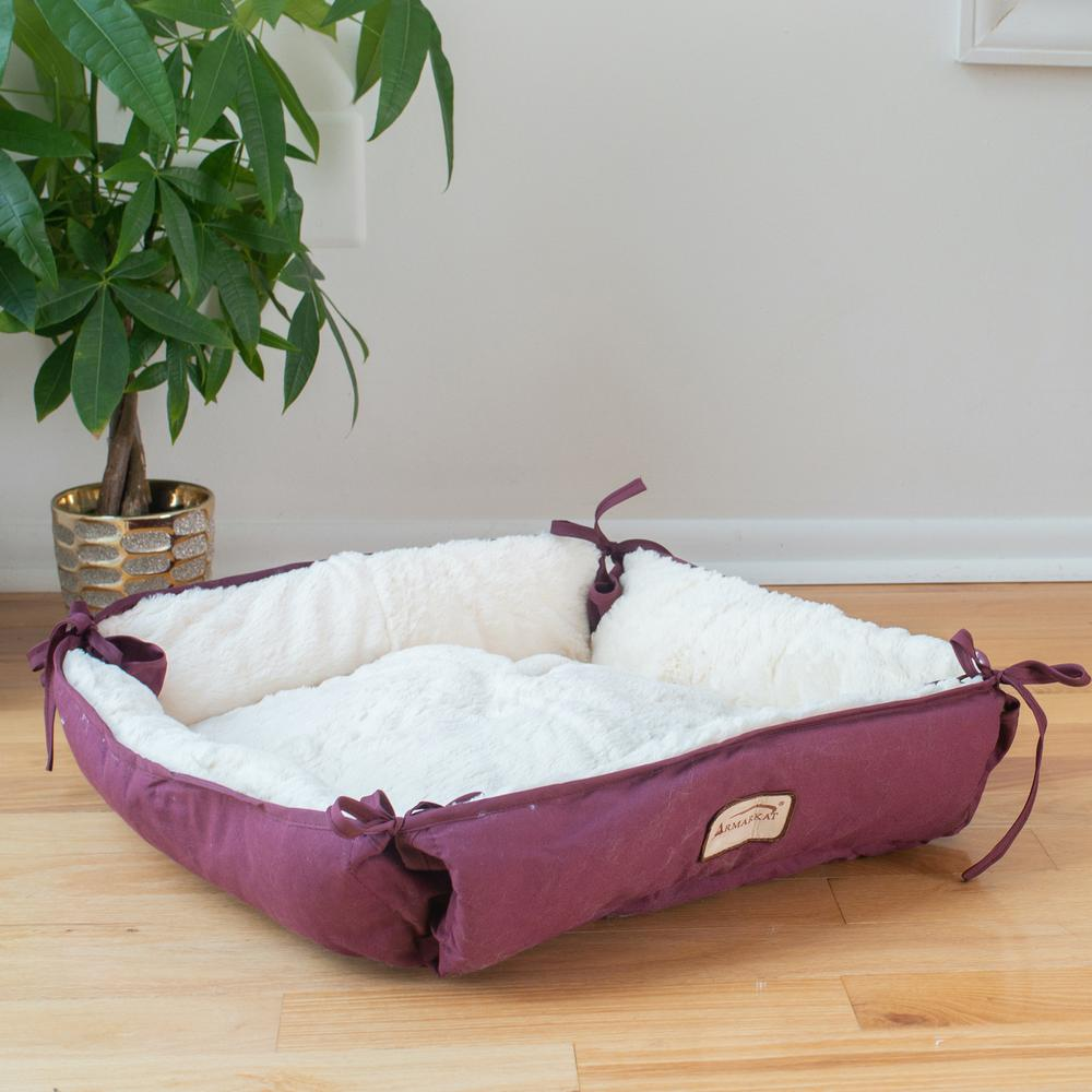 Armarkat Pet Bed Model C06HJH/MB      Burgundy