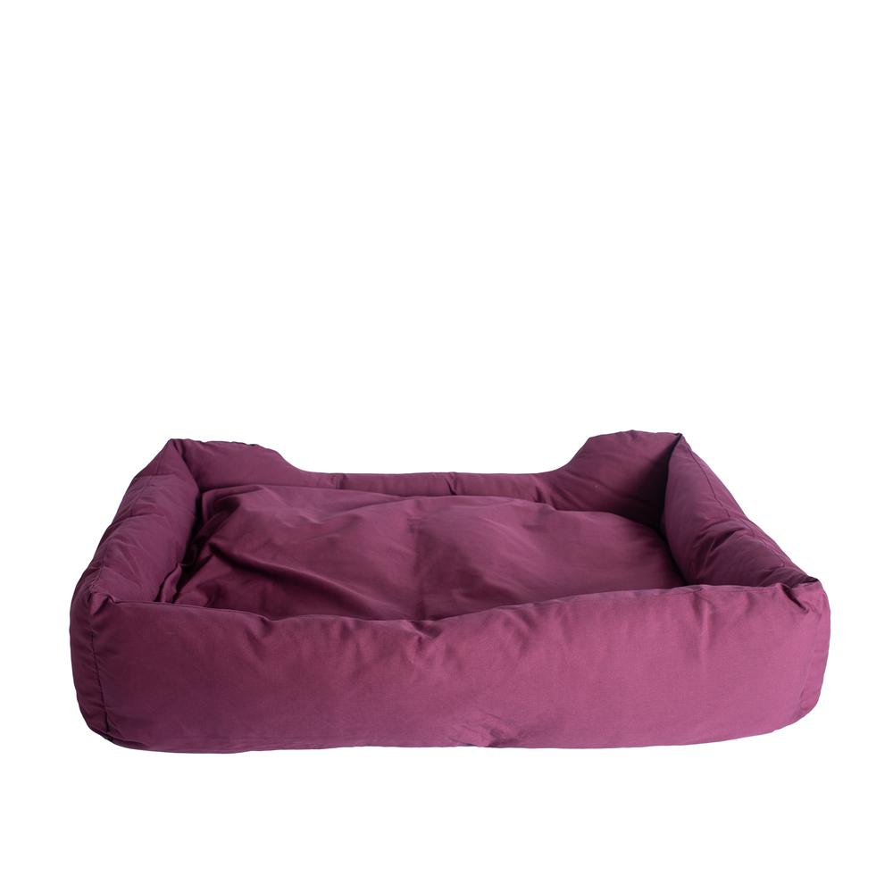 Armarkat Model D01FJH-L Large Burgundy Bolstered Pet Bed