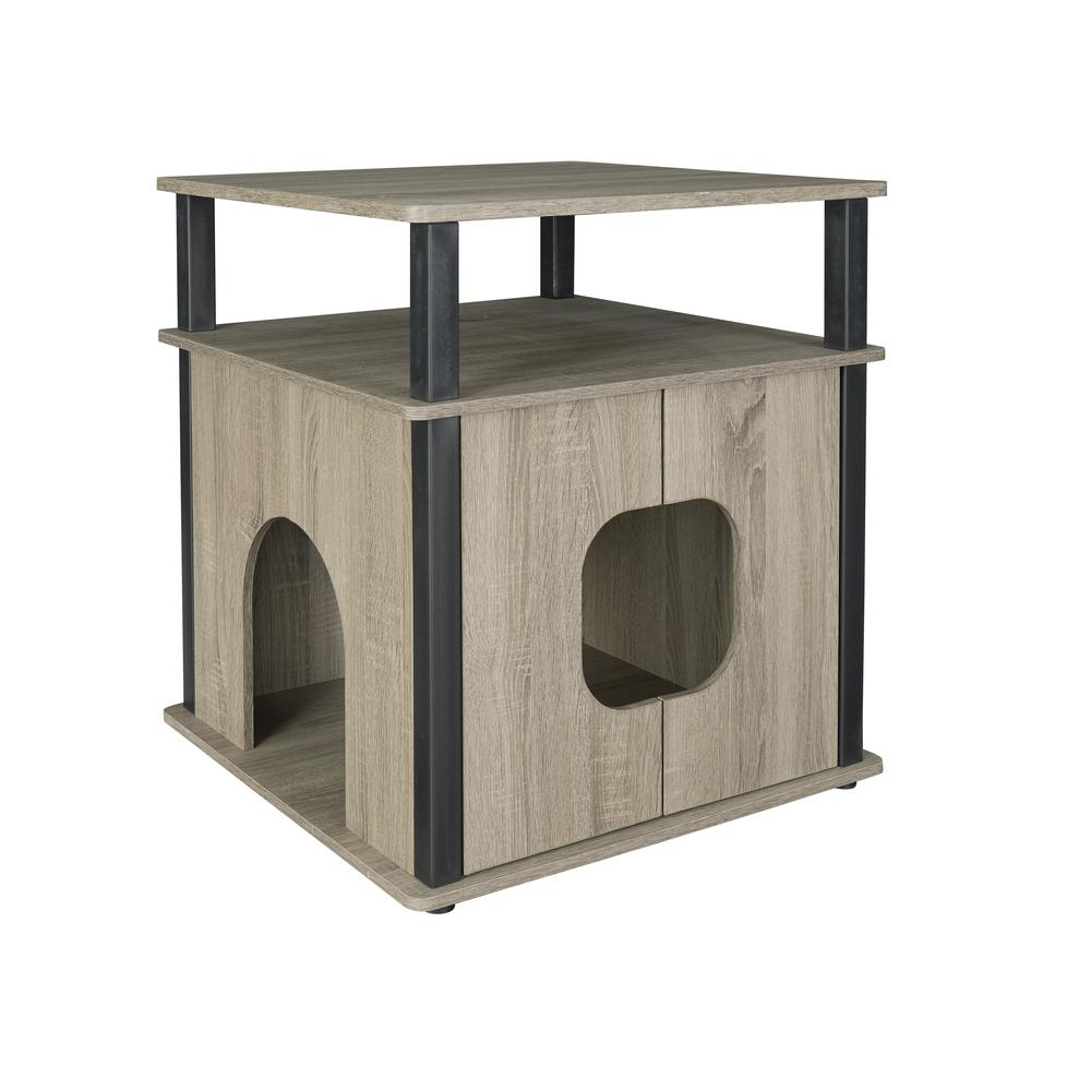 Pet Bedside Table - Dark Taupe