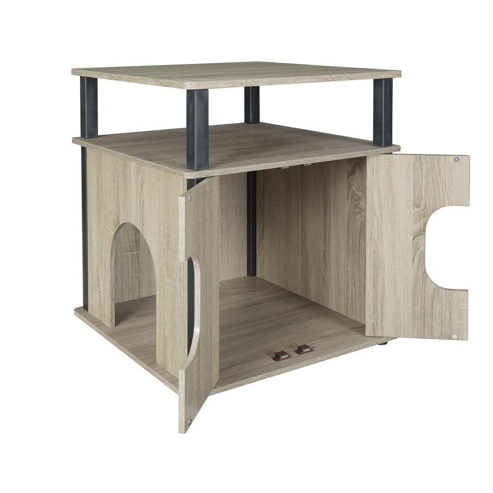 Pet Bedside Table - Dark Taupe