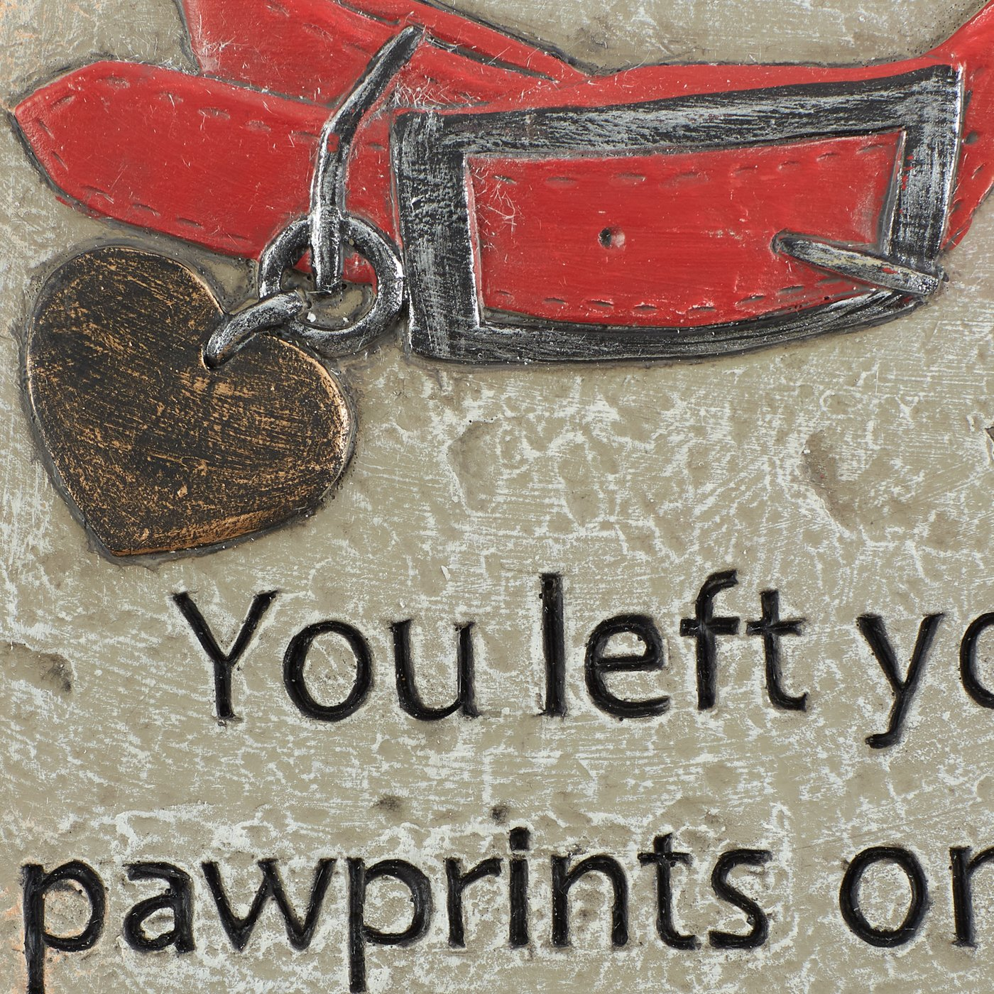 Pet Memorial Stepping Stone - Pawprints On Our Hearts