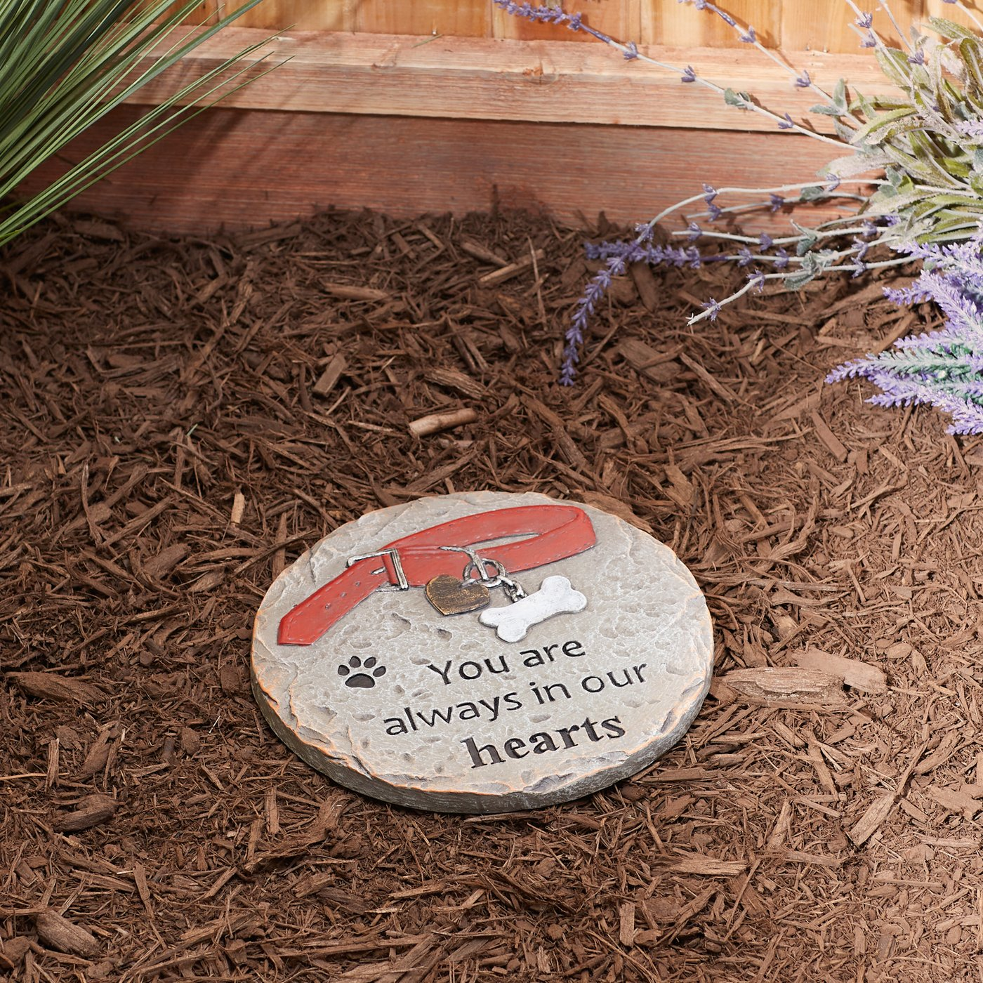 Pet Memorial Stepping Stone - Always In Our Hearts